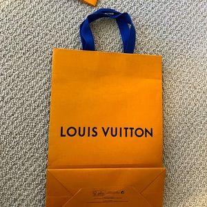 Authentic Louis Vuitton shopping bag